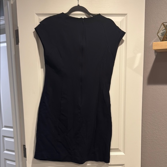 Banana Republic Blue Asymmetrical Ruffled Cocktail Dress - Picture 6 of 8